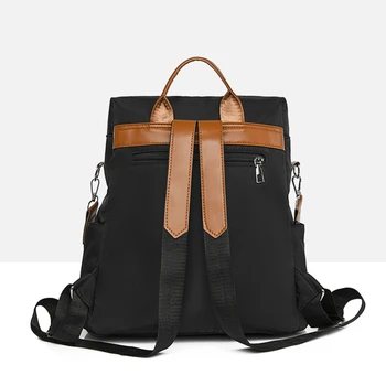 Высококачественный женский мужской рюкзак Мягкие Оксфордские мужские рюкзаки для девочек Роскошный дизайнерский рюкзак для ноутбука Большая вместительная дорожная сумка Изображение 4