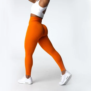 NVGTN Бесшовные Леггинсы из спандекса 2.0, бесшовные Леггинсы для женщин, штаны для йоги с высокой талией, Леггинсы для тренировок, Брюки, Аксессуары для женского спортзала Изображение 1