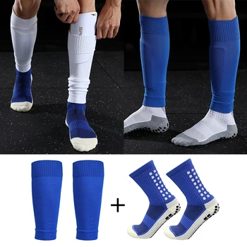 для 1 комплекта подходит для футбола для взрослых высокоэластичный чехол для футбольных ног спортивный чехол для футбольных ног футбольные носки наружное защитное снаряжение Изображение 0