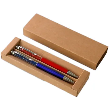 1шт Модный пенал с простым выдвижным ящиком, креативная подарочная коробка для офиса для детей, переносная коробка для ручек (без ручки)