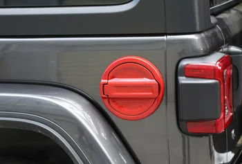 Sansour Автомобильный Газовый Топливный Бак Крышка Декоративная Накладка Наклейки для Jeep Wrangler JL 2018 Up Внешние Аксессуары Для Укладки автомобилей Изображение 1