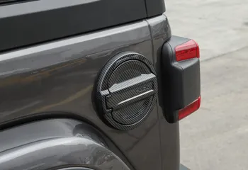 Sansour Автомобильный Газовый Топливный Бак Крышка Декоративная Накладка Наклейки для Jeep Wrangler JL 2018 Up Внешние Аксессуары Для Укладки автомобилей Изображение 2