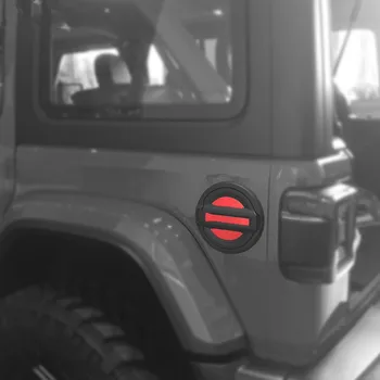 Sansour Автомобильный Газовый Топливный Бак Крышка Декоративная Накладка Наклейки для Jeep Wrangler JL 2018 Up Внешние Аксессуары Для Укладки автомобилей Изображение 3