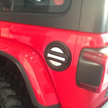 Sansour Автомобильный Газовый Топливный Бак Крышка Декоративная Накладка Наклейки для Jeep Wrangler JL 2018 Up Внешние Аксессуары Для Укладки автомобилей Изображение 4