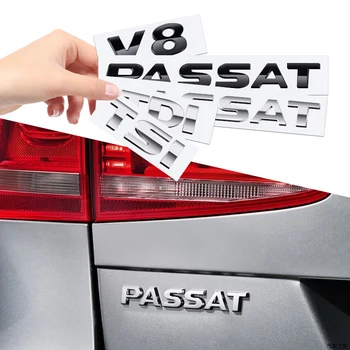 1шт 3D ABS Passat TDI TSI V8 V6 Стайлинг Значок Эмблема Автомобиля Наклейка Наклейка Для Фольксваген Пассат Авто Украшения Аксессуары