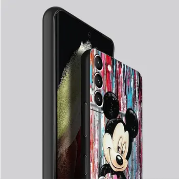 Чехол Для Samsung Galaxy S20 FE S22 Ultra S21 Plus Note 20 10 Lite S9 S8 S7 S10e Черный Мягкий Чехол Для Телефона Disney Mickey Donald Capa Изображение 3