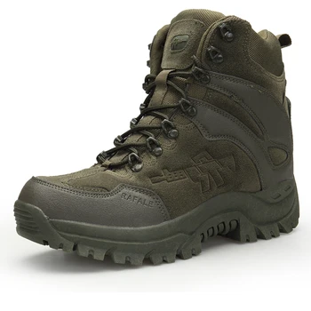 Мужские военные ботинки бренда TRILEINO, походные ботинки, нескользящие резиновые сапоги, тактическая армейская рабочая обувь в пустыне, кроссовки Изображение 1