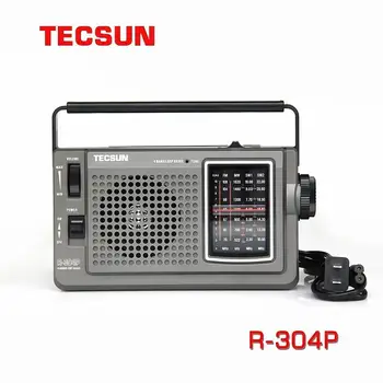 Tecsun R-304 R-304P Радио Портативное AC/DC FM Средневолновое Коротковолновое DSP Радио с Цифровой демодуляцией Tecsun R304 R304P