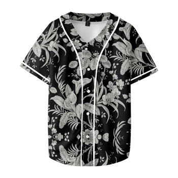 Футболки для бейсбола на Гавайях, летние женские, мужские, модные, повседневный стиль, 23 куртки