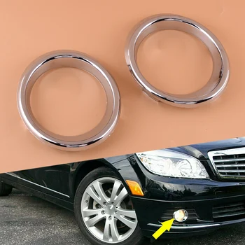 1 Пара Переднего Бампера Крышка Противотуманной Фары Подходит Для Mercedes Benz C Class W204 C300 C350 2008-2011 2048850574 2048850674 Высокое Качество Изображение 0