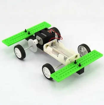 оборудование для физического эксперимента Высокоскоростной двухколесный автомобиль самодельная модель автомобиля с зубчатым приводом игрушечная модель diy student handmade small