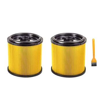 Сменный фильтр из 2 предметов для картриджа Vacmaster, фильтр и фиксатор для пылесоса Vacmaster для влажной и сухой уборки объемом от 5 до 16 галлонов.