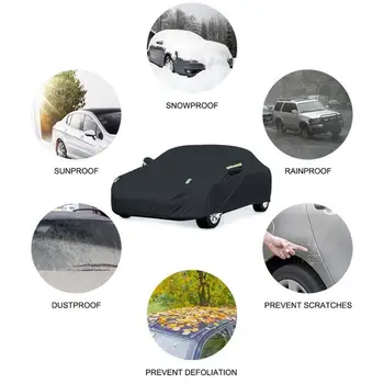 Полные наружные чехлы для защиты автомобиля для легковых автомобилей Грузовики Седан Изображение 2