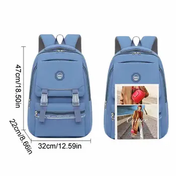 Модный рюкзак для путешествий на открытом воздухе, повседневные простые милые Традиционные рюкзаки, эстетичный легкий рюкзак Шахматной академии для подростков Изображение 5