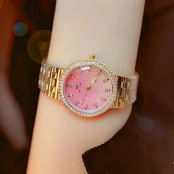 BS Новые женские часы Dream с цепочкой, украшенные бриллиантами, кварцевые часы Популярной моды