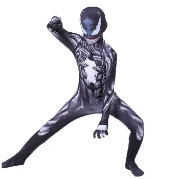 Костюм Косплей Новый Venom 2 Красный Комбинезон Venom, Колготки, Костюм Героя-Паука