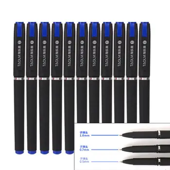 25ШТ Шариковая ручка + набор для заправки Гелевые ручки большой емкости 0,7 мм, Черные / красные / синие, Сменные Канцелярские принадлежности для заправки, школьные принадлежности