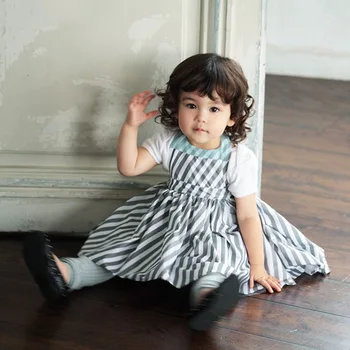 Детский дышащий халат Baby New Princess Fashion, обеденный нагрудник, водонепроницаемый фартук с цветочным рисунком Изображение 1