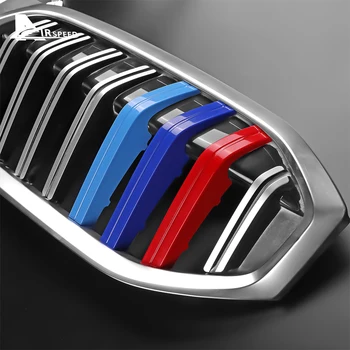 для BMW 3 серии G20 2023, ABS, полосы радиаторной решетки автомобиля, накладки, полоски сетки, Зажимы, отделка, Аксессуары для украшения автомобиля-Стайлинг Изображение 3