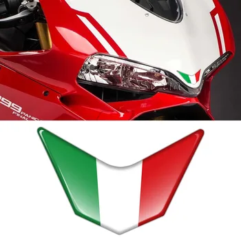 3D Наклейки на Передний Обтекатель Мотоцикла из Смолы, Италия, Чехол-Наклейка для Ducati 959 969 1199 1299 PANIGALE V4 S R SUPERSPORT