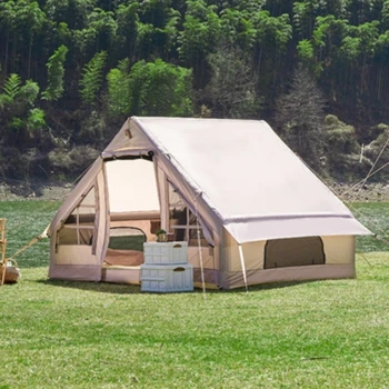 Большая надувная палатка для семейного ужина, палатки для кемпинга на открытом воздухе, новый дизайн