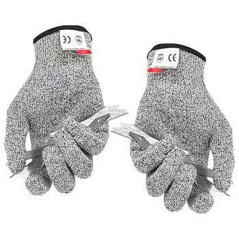 Перчатки с защитой от порезов 5-го класса, HPPE, Amazon Export, средства защиты рук, Садовые перчатки для защиты труда
