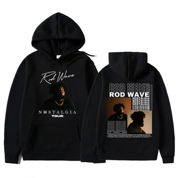 Ретро-рэппер Rod Wave, Винтажная толстовка, Женский Мужской пуловер в стиле хип-хоп, Топы, уличная одежда Унисекс