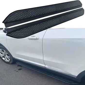 2шт Фиксированная алюминиевая подножка Боковая подножка педаль платформа Nerf Bar Подходит для Ford Edge 2015-2022 Изображение 2