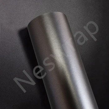 Высококачественная виниловая пленка из ПЭТ-матовых метеоритов серого цвета (ПЭТ-лайнер) Ультра-матовая виниловая пленка для автомобильной упаковки Гарантия качества