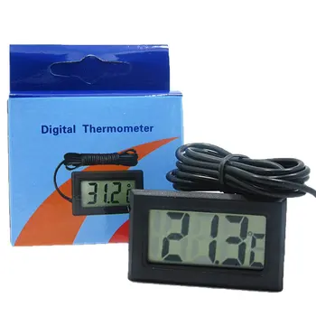 ЖК-цифровой термометр без батареи с морозильной камерой Мини-термометр для помещений и улицы Электронный термометр с датчиком