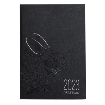 Блокнот для ежедневника Great 2023 Rabbit в обложке из искусственной кожи формата А5 для ежедневника Traveler Journal Универсальный дневник Notepad