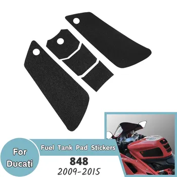 Противоскользящая наклейка для защиты топливного бака мотоцикла для Ducati 848 2009-2015 2010 2011 2012 2013 Газовый коленный захват, боковая накладка для сцепления с дорогой