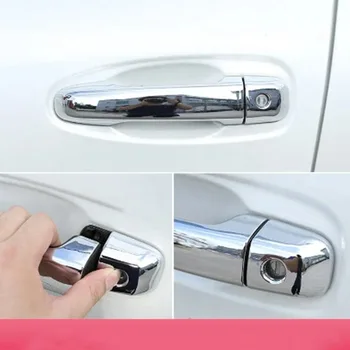 Глянцевая Черная наклейка на дверную ручку для MG ZS HS 2017-2022, наклейка на автомобиль, Аксессуары для стайлинга автомобилей, крышка Изображение 1