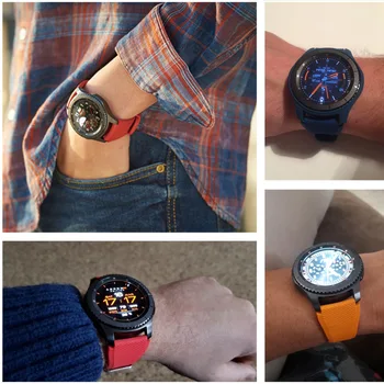Чехол + ремешок Для Samsung Galaxy watch 46 мм 42 мм Силиконовый браслет с покрытием TPU Универсальный бампер smartwatch correa Gear S3 Frontier Изображение 5