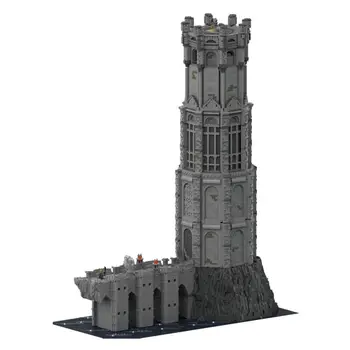 Божественная башня с внутренним модульным зданием из видеоигры 16713 деталей MOC