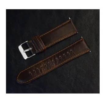 Сменный ремешок из натуральной кожи в стиле ретро для Samsung Gear S3 Frontier Ремешок для часов Gear S3 Classic Браслет Ремень 22 мм Изображение 4