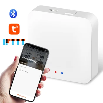 Tuya Zigbee Gateway HUB, Беспроводной умный мост, Bluetooth-совместимое приложение Smart Life, дистанционное управление, Работа с Alexa Home