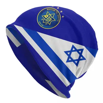 Наполовину Тель-Авив, Наполовину Израиль, шляпа-капор в стиле хип-хоп, Лыжи, футбольный матч, черепа, шапочки, шапки, мужские и женские теплые головные уборы.