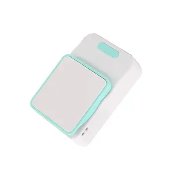 2/3 портативного мини-вентилятора с зажимом для работы дома на открытом воздухе USB Personal Fan 60 лопастей Зеленый