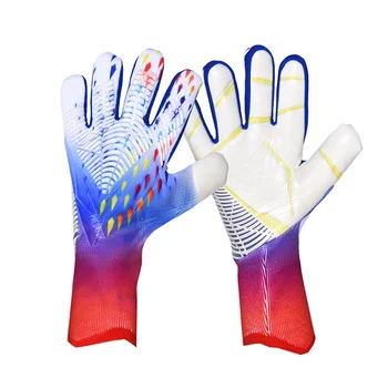 Профессиональные футбольные перчатки из латекса, Перчатки для вратаря с футбольным мячом, Перчатки для детей и взрослых, Утолщенные перчатки для защиты футбольного вратаря