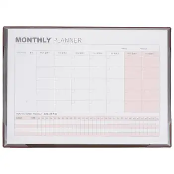 Чистый лист календаря на столе, ежемесячный планировщик, блокнот, пустой блокнот для планирования календаря