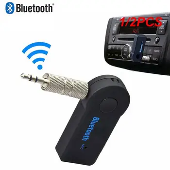 1/2 шт. Адаптер беспроводного приемника Bluetooth 4.1 Стерео 3,5 мм Разъем для автомобильной музыки, аудио Гарнитура Aux Для наушников